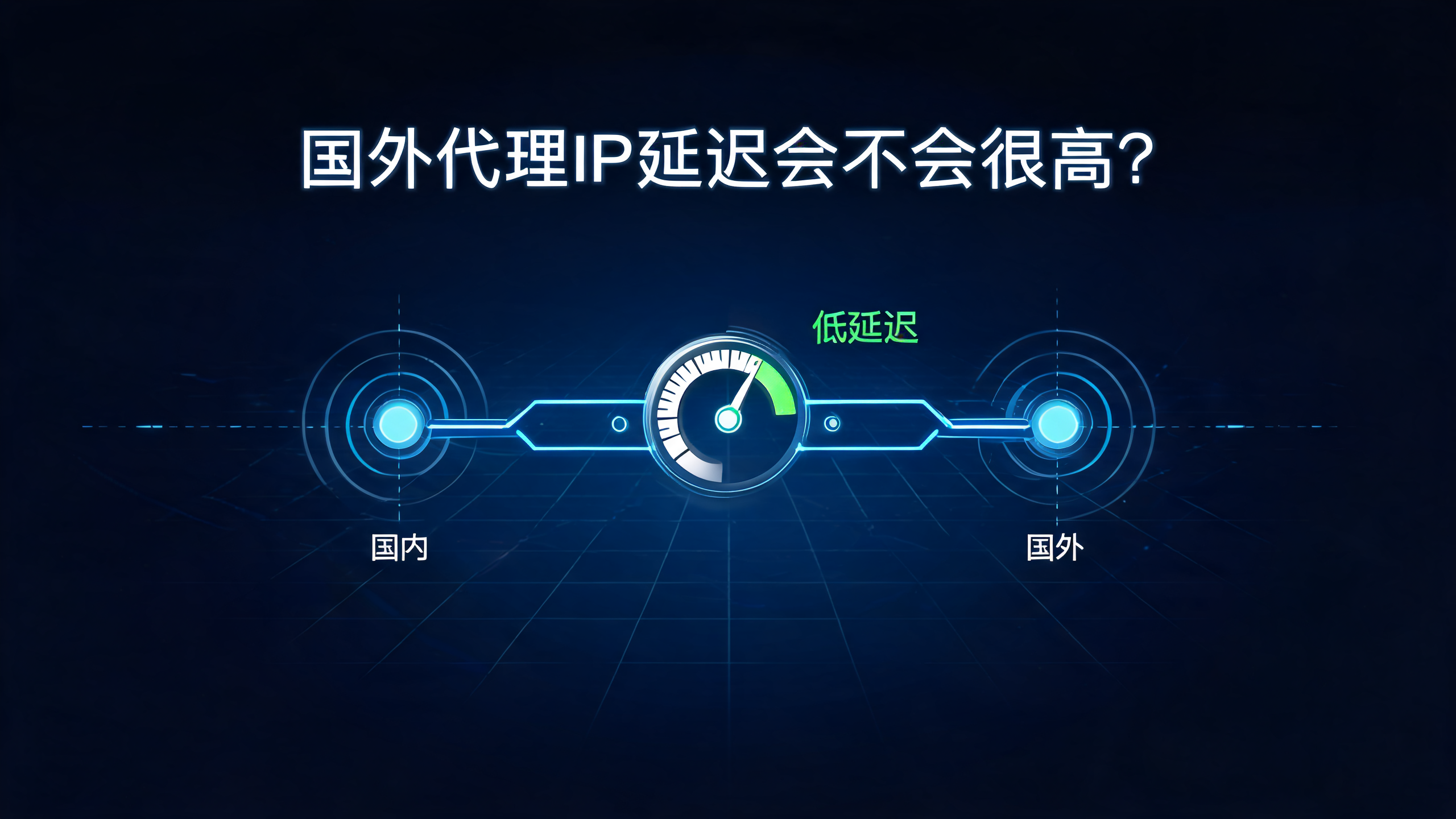 国外代理IP延迟会不会很高?配图